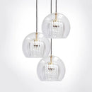 suspension en verre de luxe pour intérieur moderne