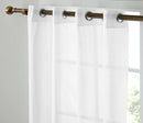 Voilage tulle translucide moderne sur mesure salon chambre