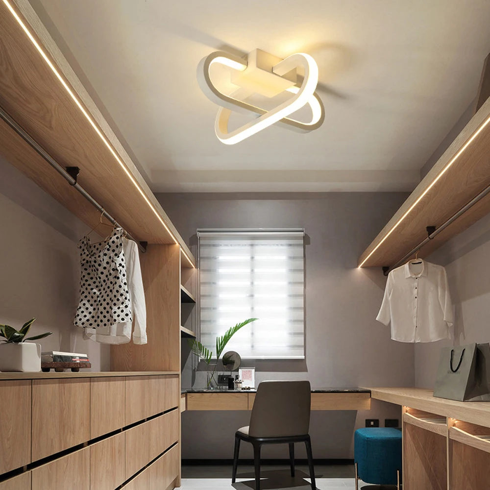 Suspension LED moderne chaud/froid décoration éclairage - vue 4 sur 12