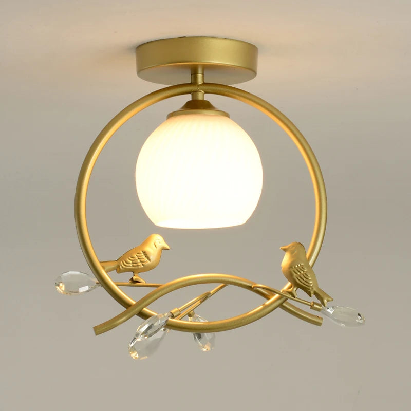plafonnier moderne à leds pour hall d'entrée et balcon