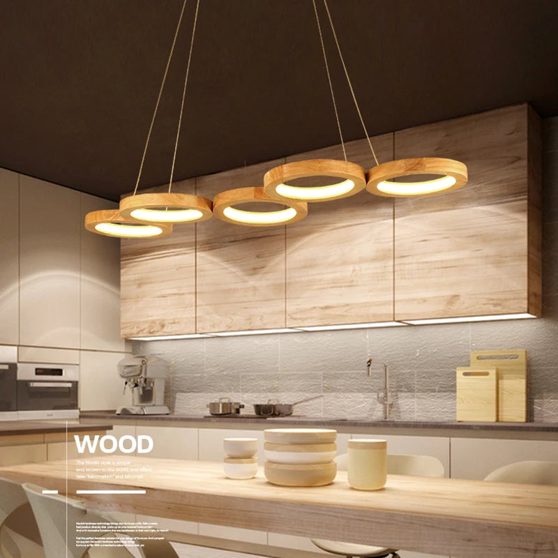 plafonnier en bois design créatif pour éclairage intérieur moderne
