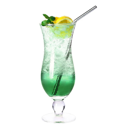 Verres collins cristal sans plomb motif rayé élégant