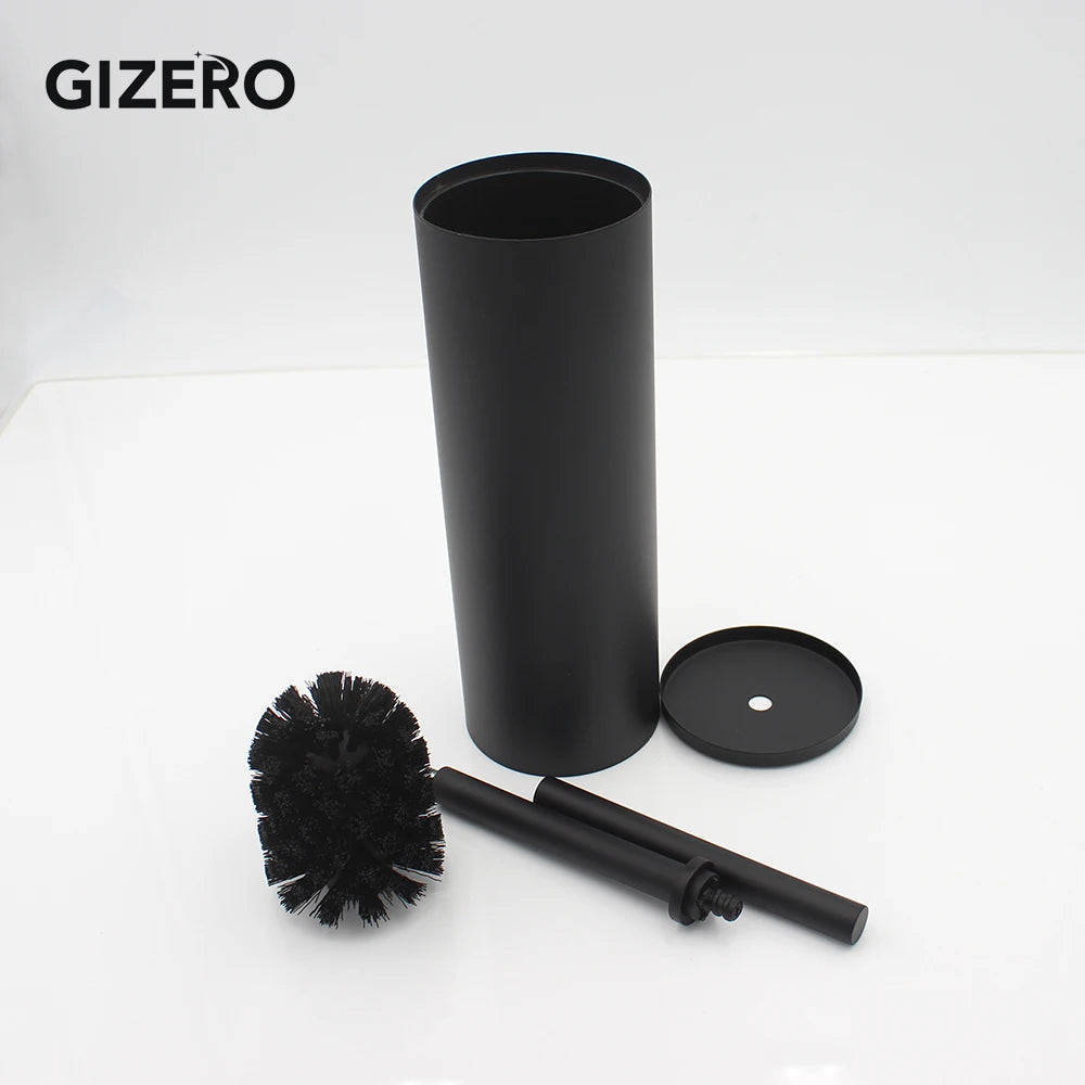 porte-brosse de toilette en acier inoxydable durable et pratique à fixer - vue 4 sur 12