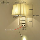 applique murale led moderne en acier inoxydable pour décoration intérieure