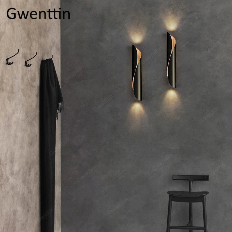 applique murale moderne milan calla avec éclairage led décoratif - vue 6 sur 8