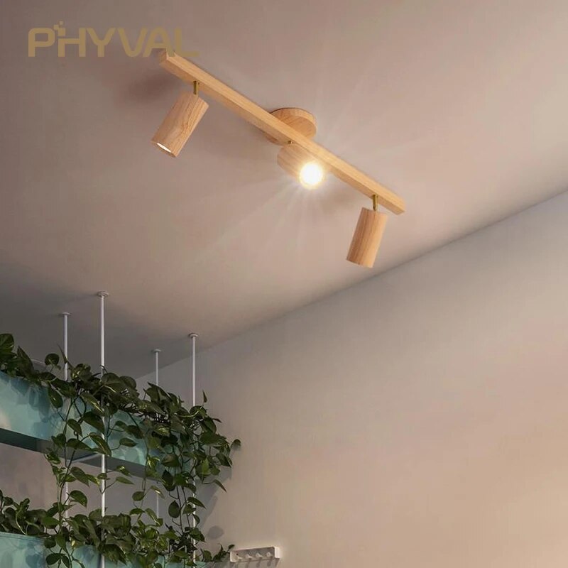 Éclairage nordique modern en bois - vue 4 sur 10