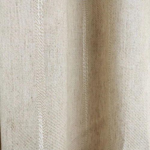 Rideau effet lin rayé style américain salon chambre