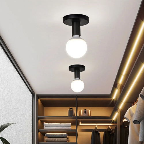 suspension vintage simple en métal style industriel