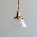 loft industriel led suspension lumière rétro en laiton verre suspension