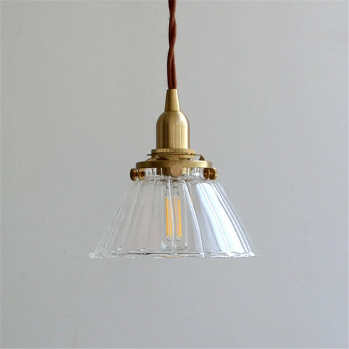 loft industriel led suspension lumière rétro en laiton verre suspension
