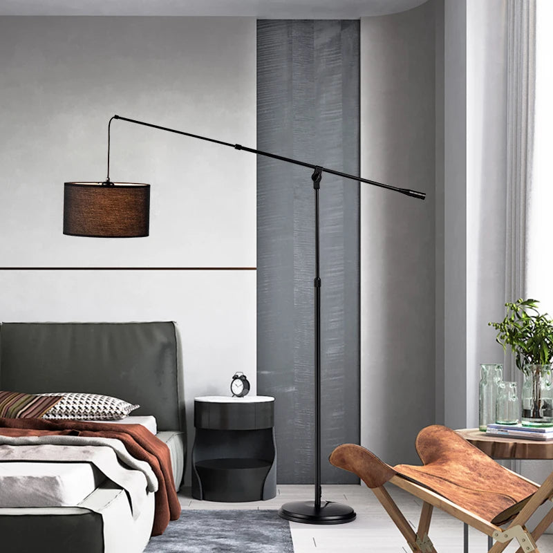 lampadaire créatif nordique moderne en tissu pour décoration intérieure - vue 3 sur 6