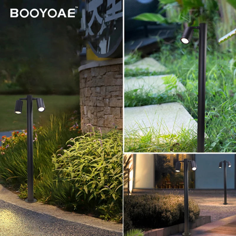 Lumière de pelouse lumières extérieures moderne en aluminium étanche IP54 paysage lumières LED de jardin 110V 220V cour paysage pelouse lumière