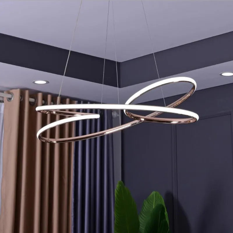 suspension moderne en aluminium design pour intérieur élégant - vue 6 sur 6