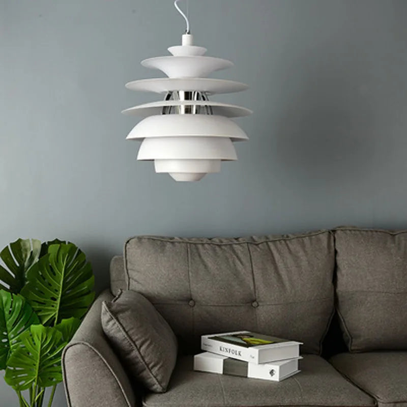 Lustre led boule de neige style danemark moderne