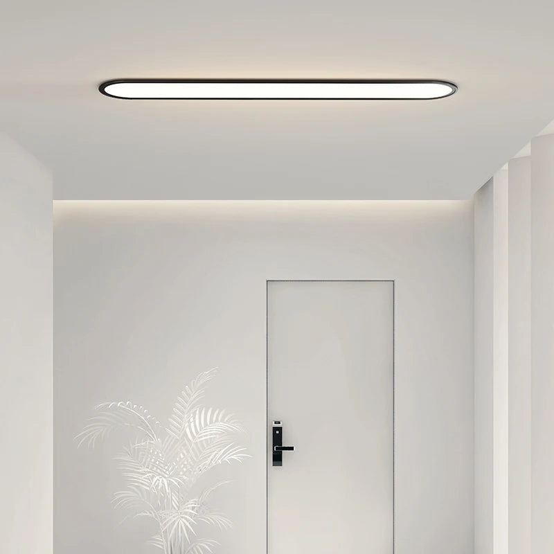 plafonnier led moderne ultra fin pour tous espaces - vue 5 sur 17