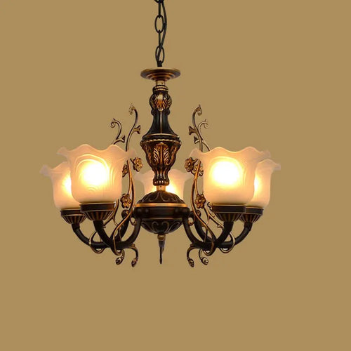 lustre style européen pour éclairage intérieur et décoration maison