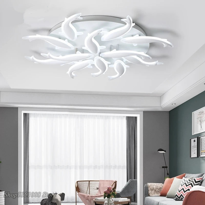 plafonnier led nordique moderne intérieur