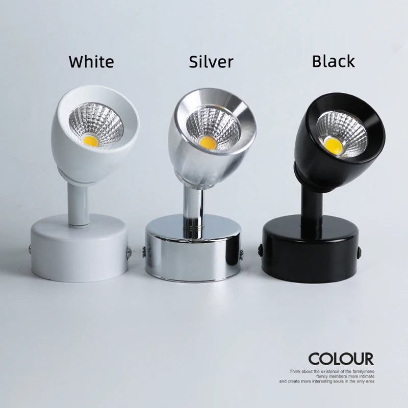 led downlight réglable spot lumière surface lampe intérieur led - vue 5 sur 5