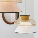 suspension en tissu japonais en bambou design moderne et minimaliste