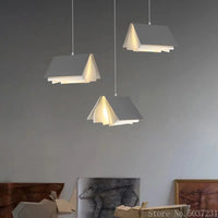 lampe suspendue moderne en forme de macarone pour décoration intérieure