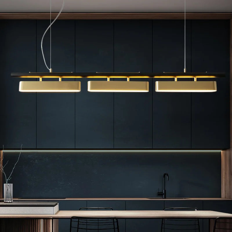 Lustre design LED Fer Forgé Moderne Noir - vue 6 sur 6