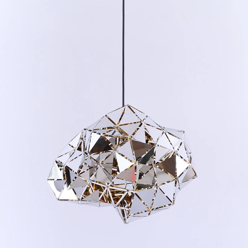 Lustre moderne fenêtre vêtements éclairage magasin décoration lampe chevet créatif en acier inoxydable barre Table Art lumière lustre - vue 4 sur 12