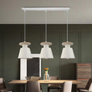 Suspension en bois moderne Suspension nordique Luminaire salle à manger salon cuisine intérieur suspendu lustre luminaires