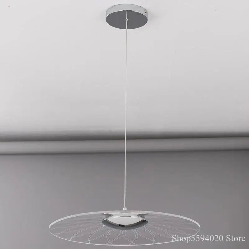 lustre led moderne en acrylique pour éclairage intérieur - vue 4 sur 11