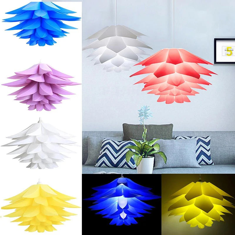 suspension 50 cm Lotus abat-jour Puzzle - vue 4 sur 10