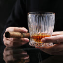 Verres whisky old fashioned relief élégant cristal