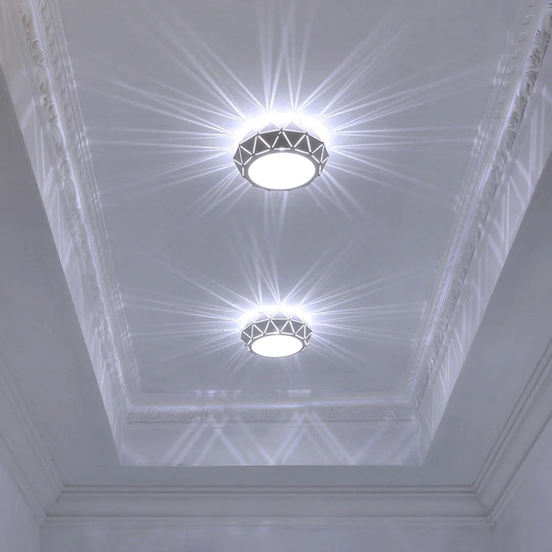plafonnier led moderne avec gradation et trois variantes de lumière