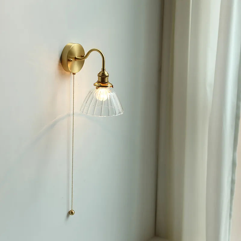 Applique murale LED cuivre moderne nordique - vue 7 sur 23