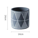 moule en silicone pour pot de fleurs en béton fait maison