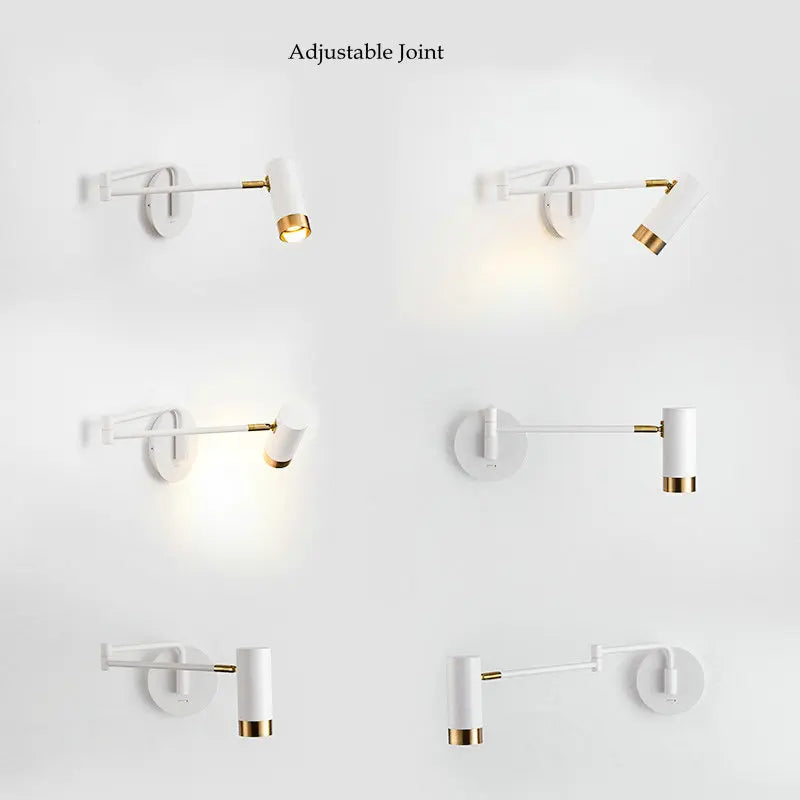Applique murale extensible avec interrupteur marche/arrêt
