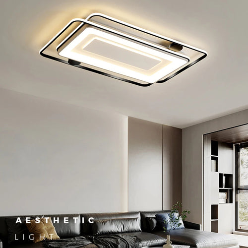 plafonnier moderne à leds minimaliste coréenne