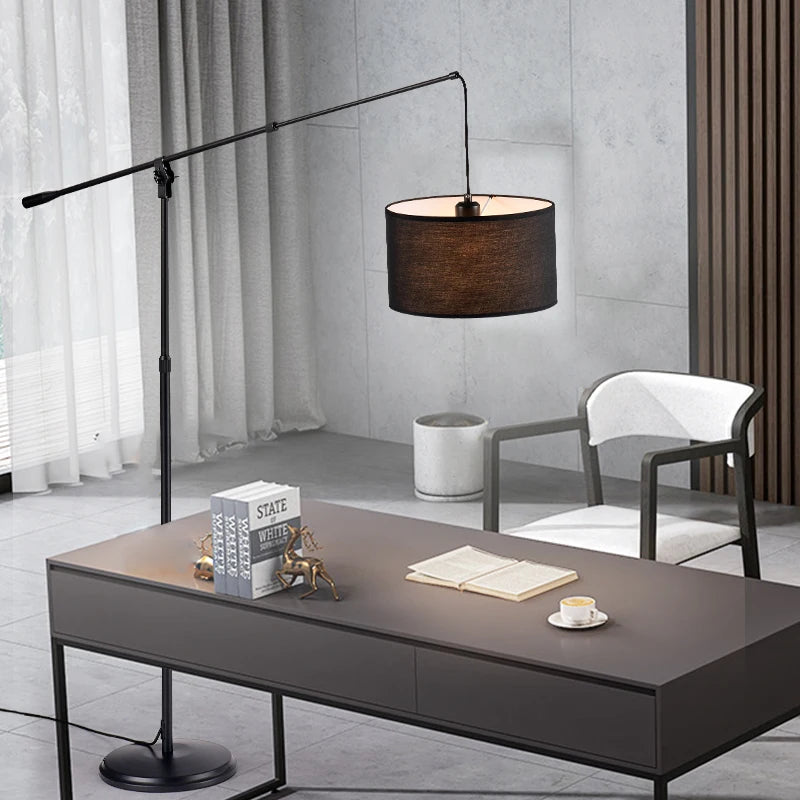 lampadaire créatif nordique moderne en tissu pour décoration intérieure - vue 4 sur 6