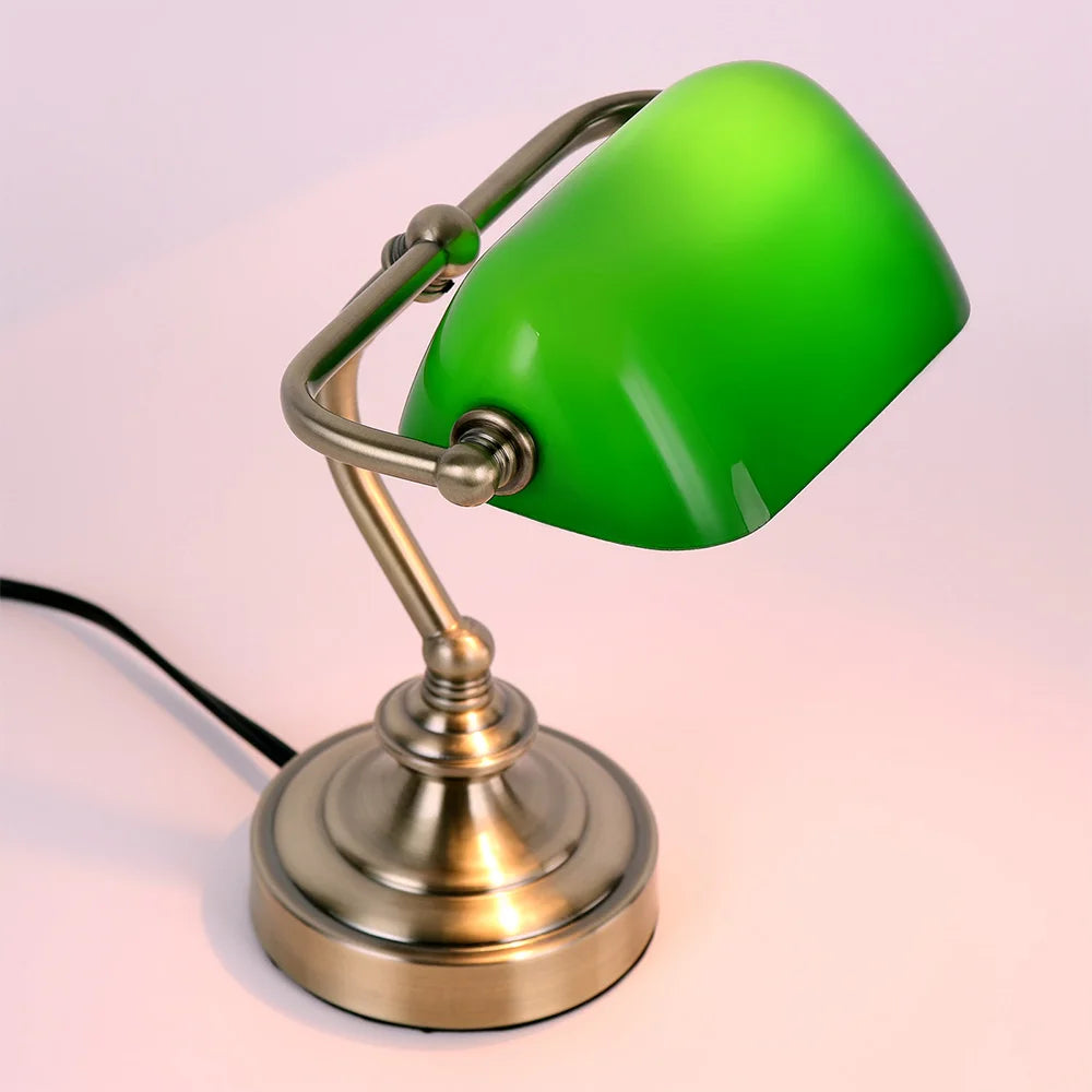 Rétro mini lampe de bureau protection des yeux LED G9 banque lampe de bureau chambre chevet café bureau bar table café décor lampe de table - vue 5 sur 6