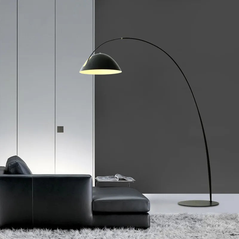 lampadaire led design nordique minimaliste canne à pêche