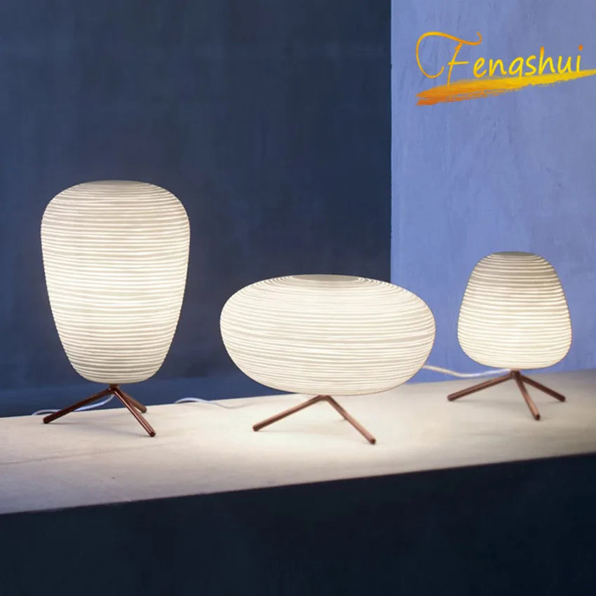 Lampe de Table en verre LED postmoderne - vue 3 sur 9