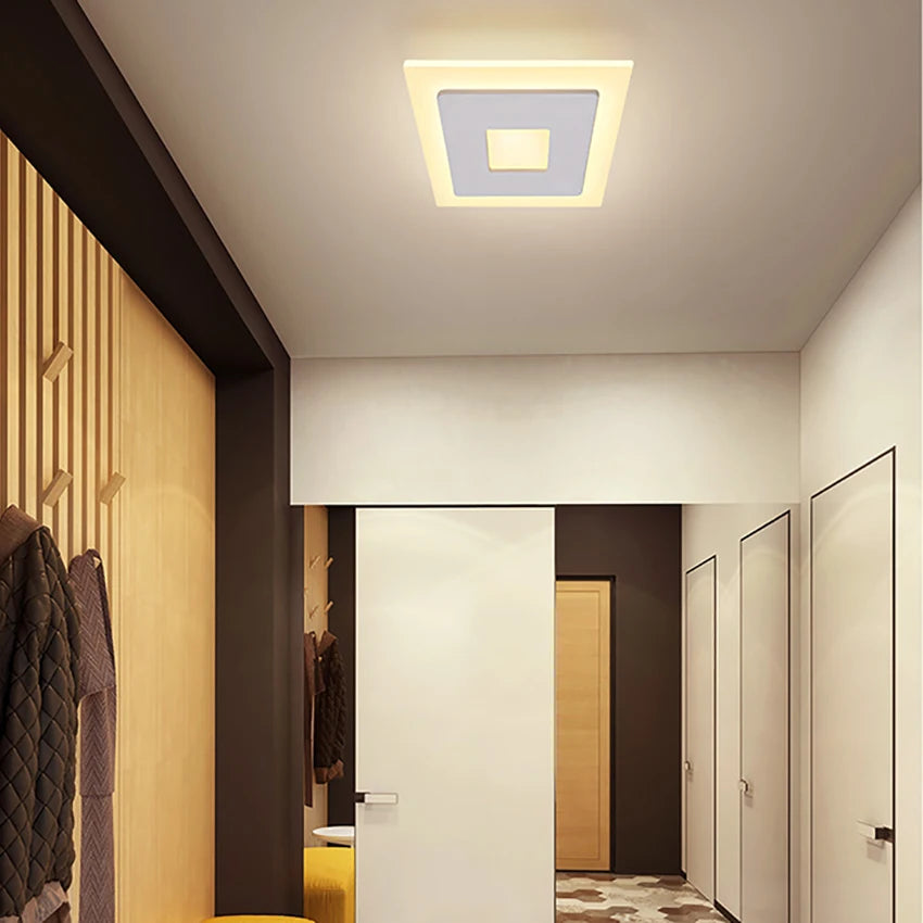 plafonnier led acrylique design moderne pour intérieur décoratif - vue 4 sur 6