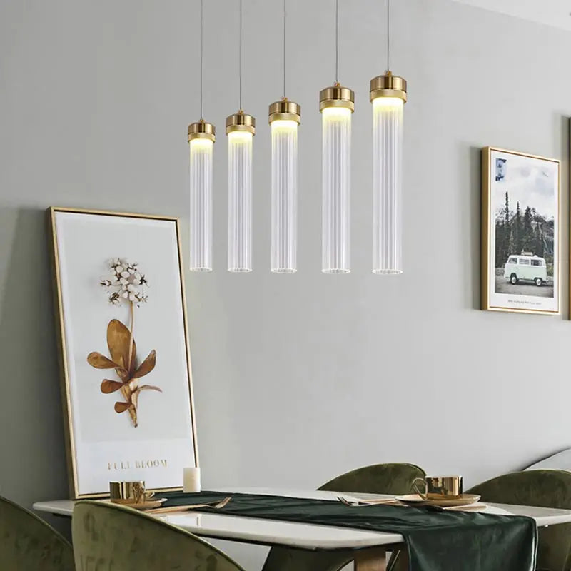 suspension vintage à led en verre pour décoration intérieure