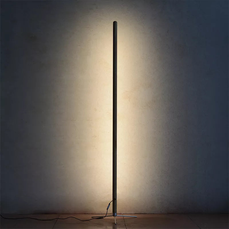 Lampadaire bois led design moderne