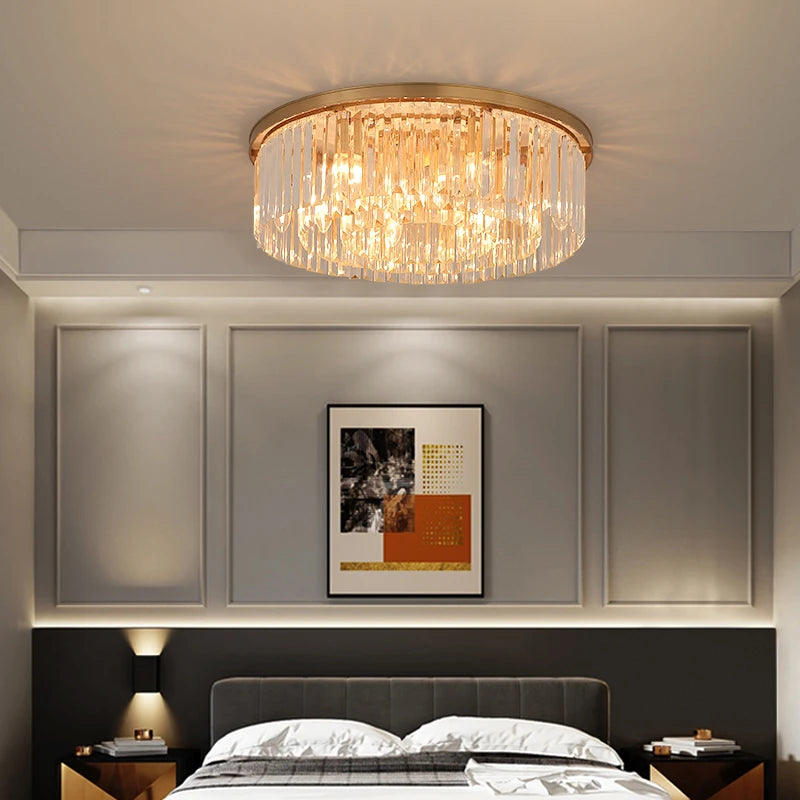 lampe à double usage en cristal pour décor moderne