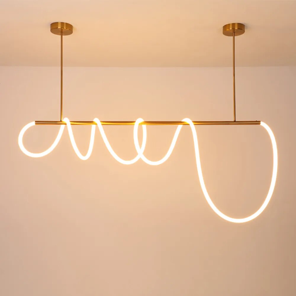 Lampes lumière led suspension moderne