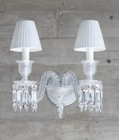 applique murale en cristal pour éclairage intérieur et mariage - vue 9 sur 10