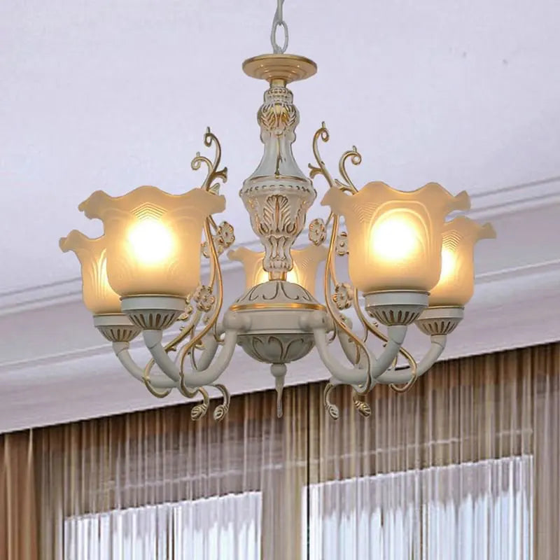 lustre style européen pour éclairage intérieur et décoration maison - vue 6 sur 12