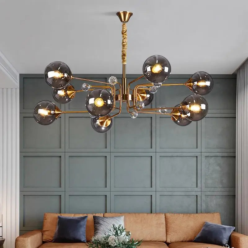 suspension nordique en verre transparent pour intérieur réglable - vue 5 sur 18