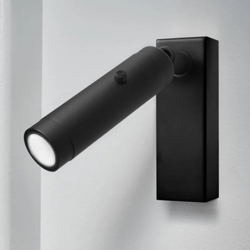 Zerouno moderne applique murale montage côté lit lecture applique murale dc 5v usb chargeur chambre lampes rotatif veilleuse luminaires - vue 4 sur 10