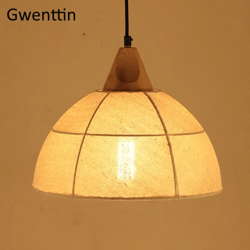 suspension en lin vintage pour décoration intérieure moderne
