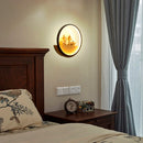 applique murale led en bois décorative pour chambre d'enfant